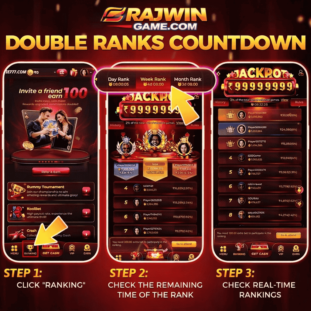 Rajwin App download icon with secure APK installation for mobile gaming